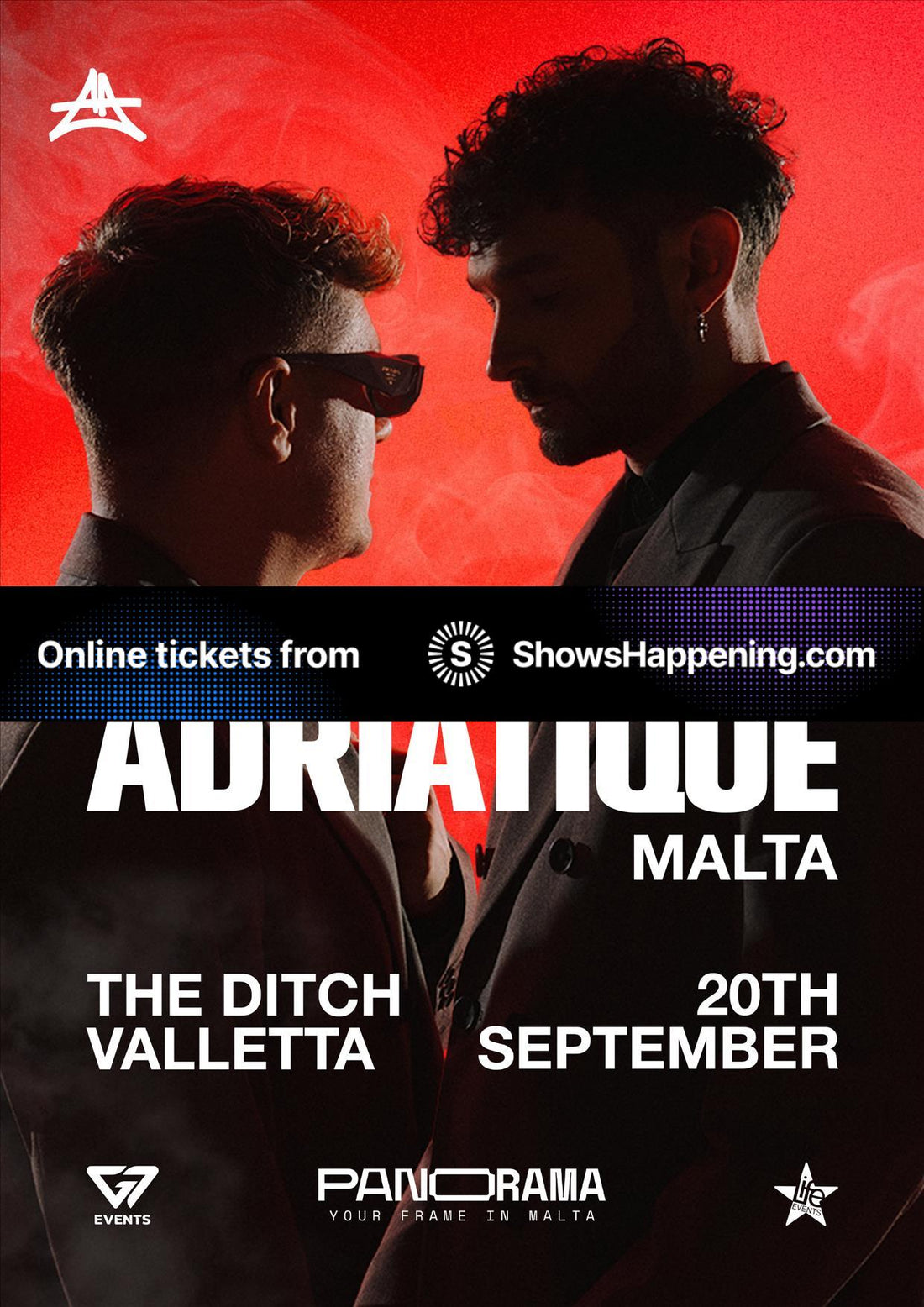 Adriatique at the Valletta Ditch — Sunday 20 September 2026