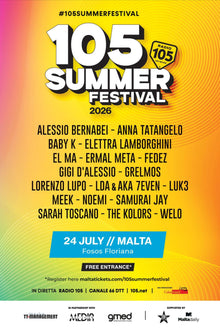 105 Summer Festival Malta – Front Stage VIP