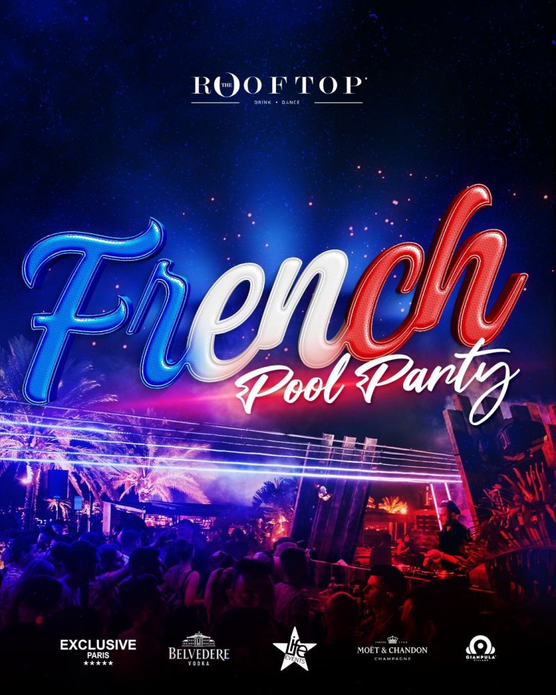 French Pool Party en Gianpula Rooftop