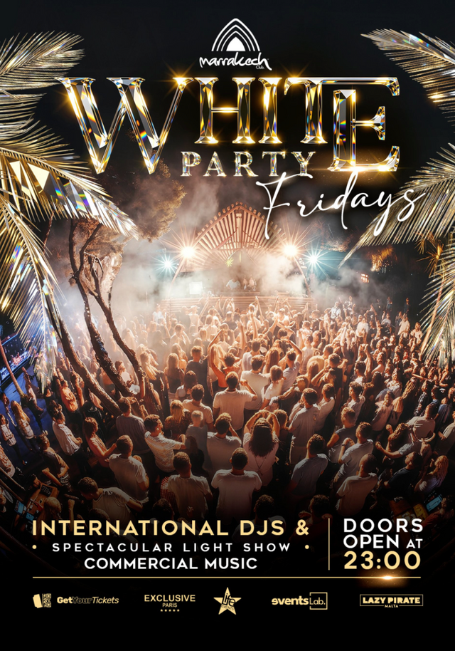 Marrakech White Party: Gianpula Village Malta