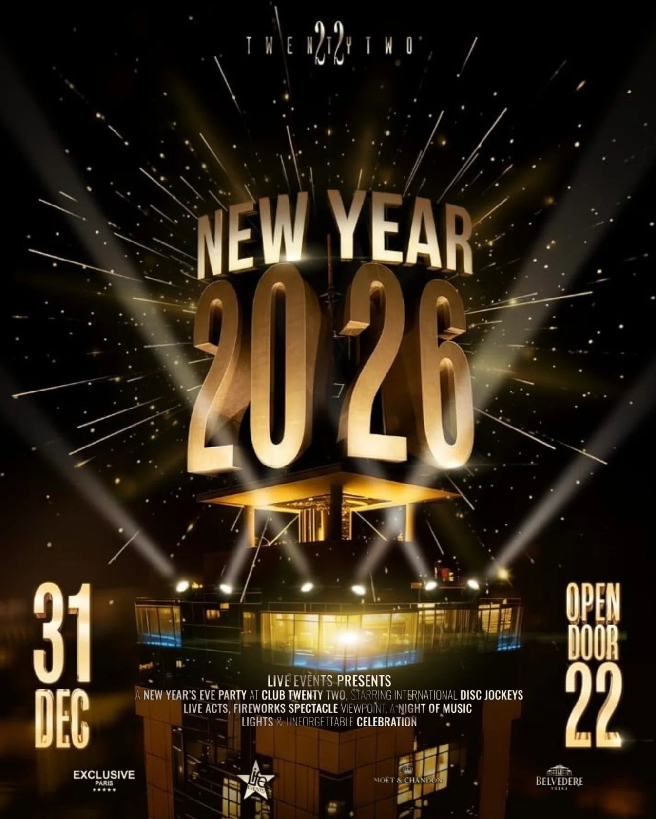 TwentyTwo New Year's Eve - Malta 2026