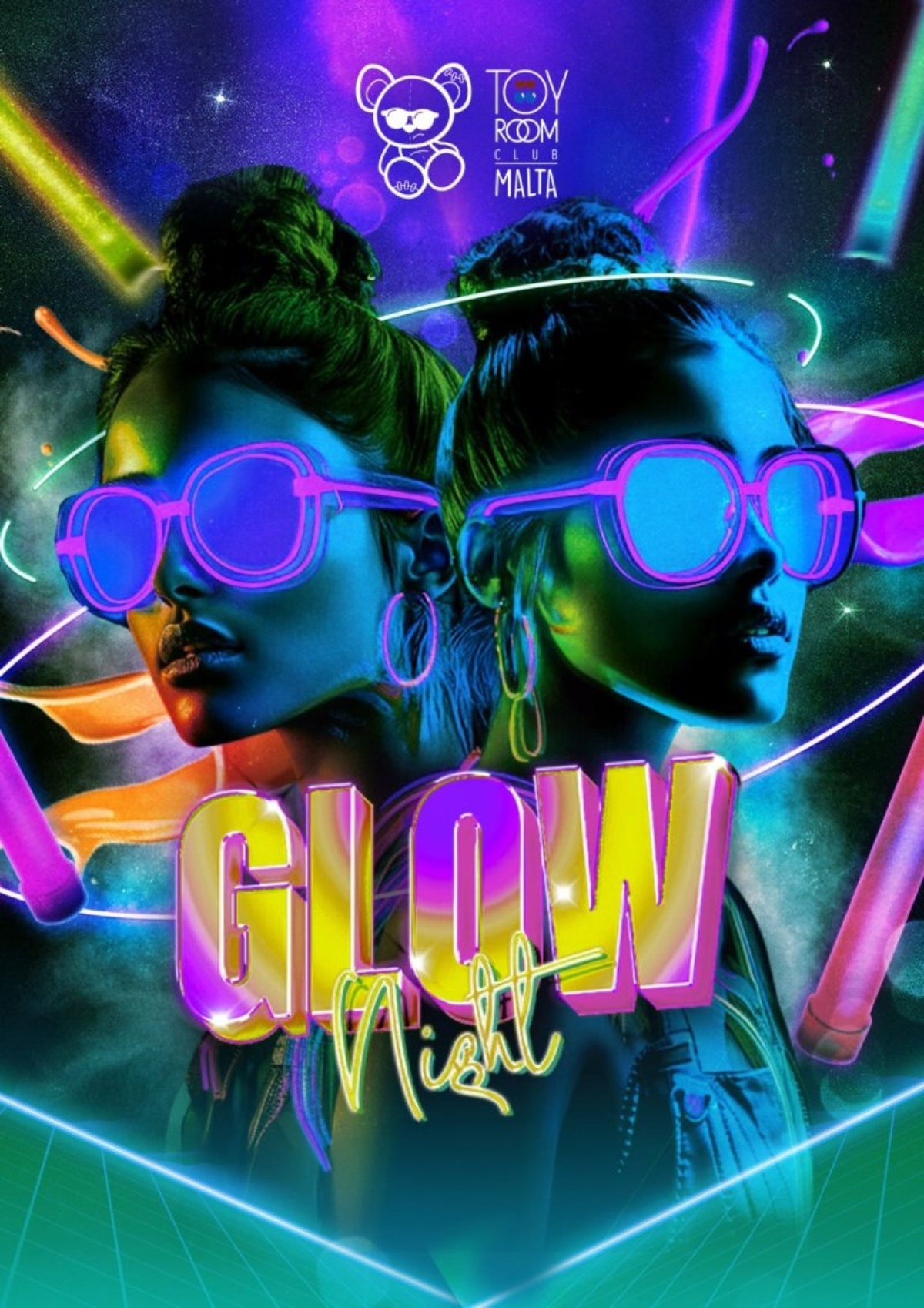 Glow Night Winter Edition at Toy Room Malta — three Saturdays of neon in Paceville