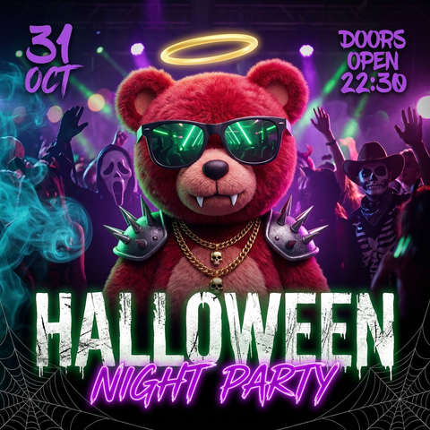 Halloween Night Party at Toy Room