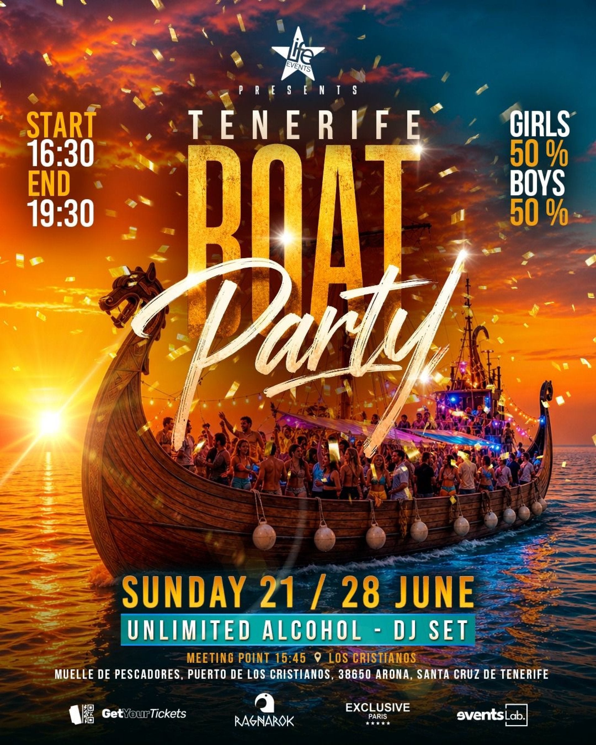 Tenerife Boat Party – Tenerife