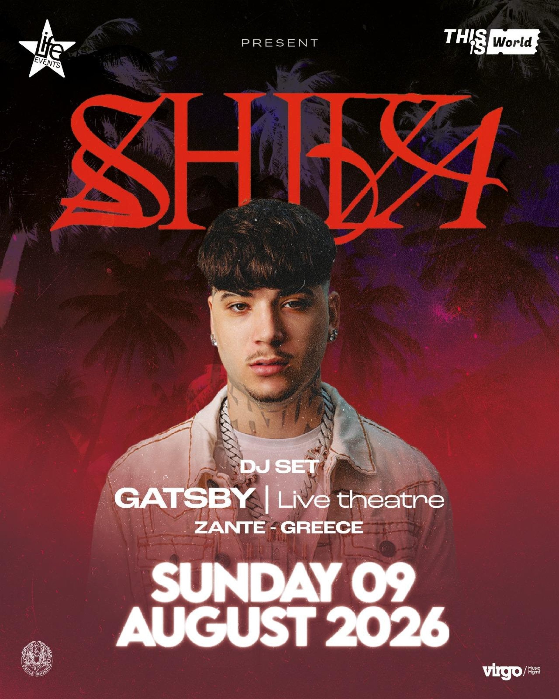 SHIVA LIVE A ZANTE - at Gatsby – Zante