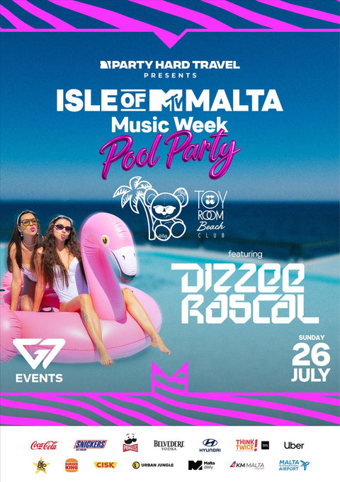 ISLE OF MTV - TOY ROOM BEACH POOL PARTY FT. DIZZEE RASCAL