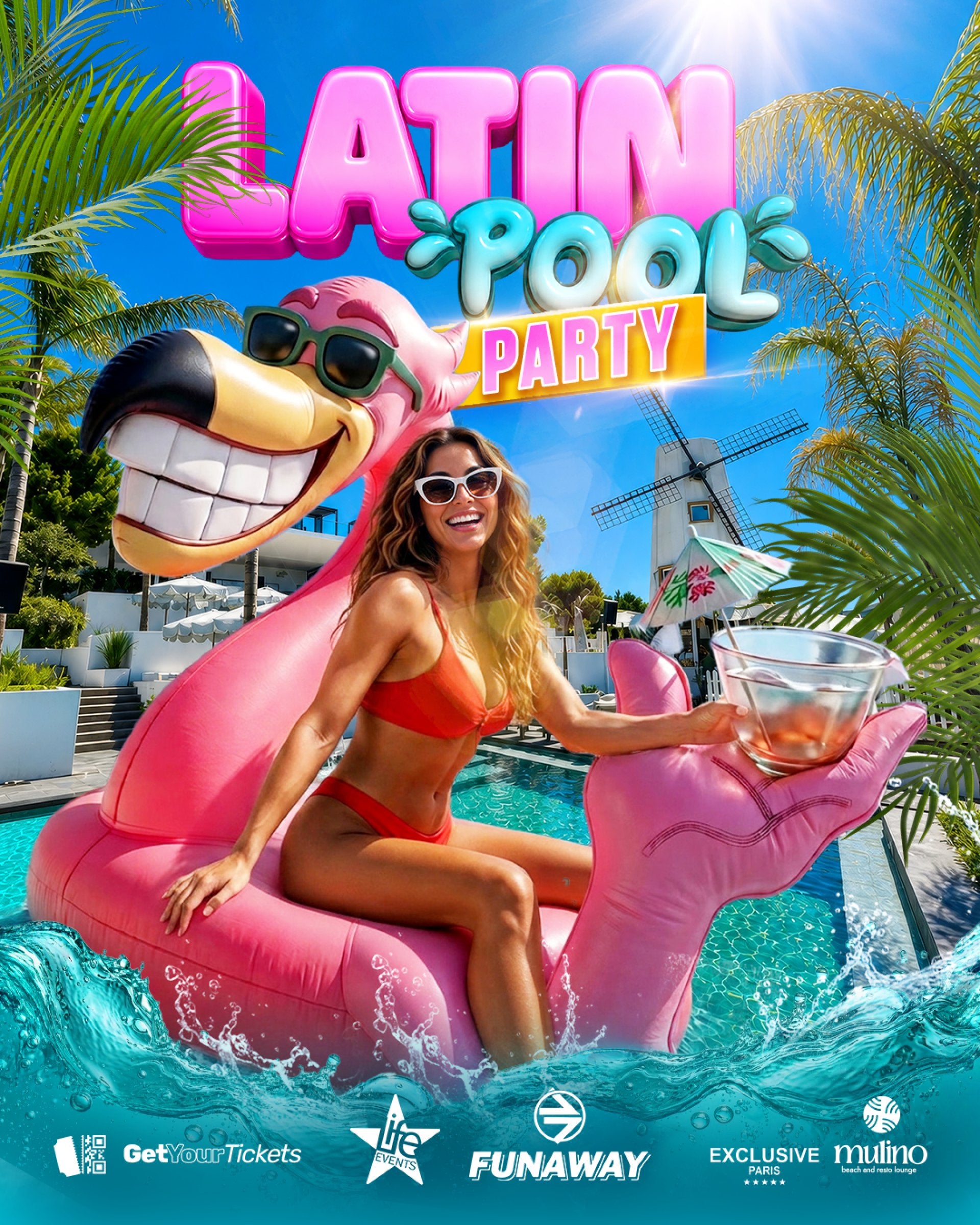 LATIN POOL PARTY — Mulino Beach, Ksamil
