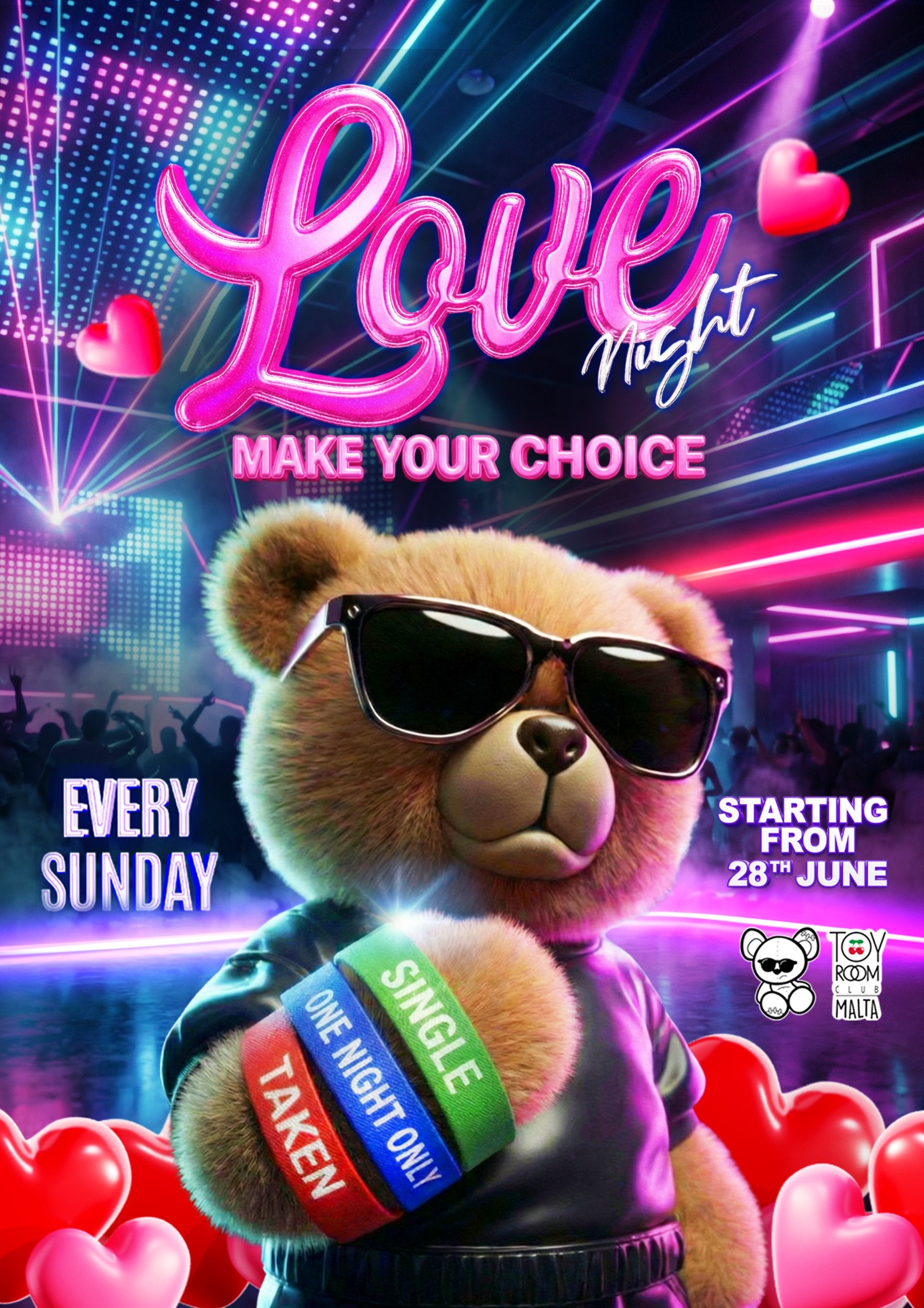 Love Night Sundays at Toy Room – Malta