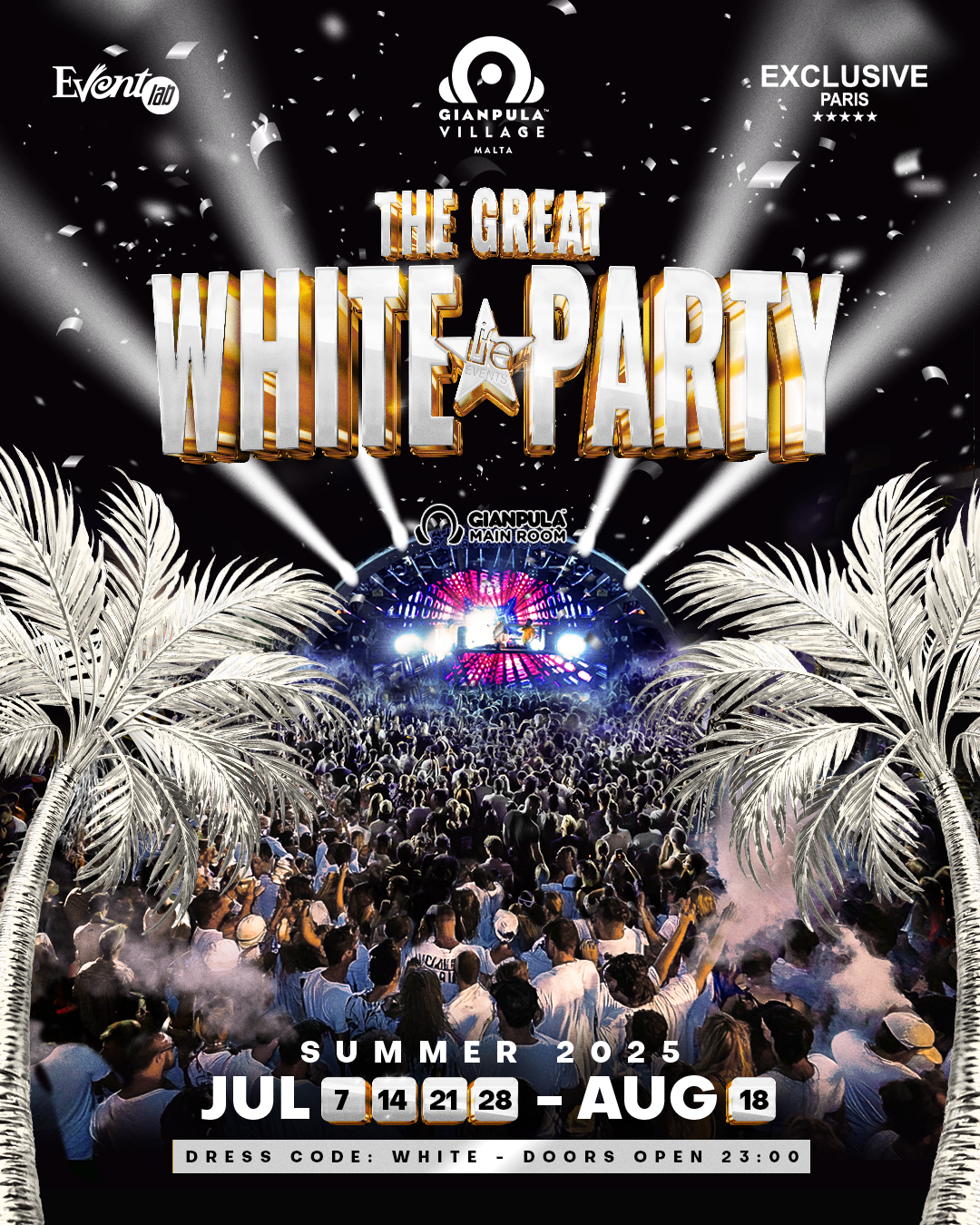 The Great White Party en Gianpula Village