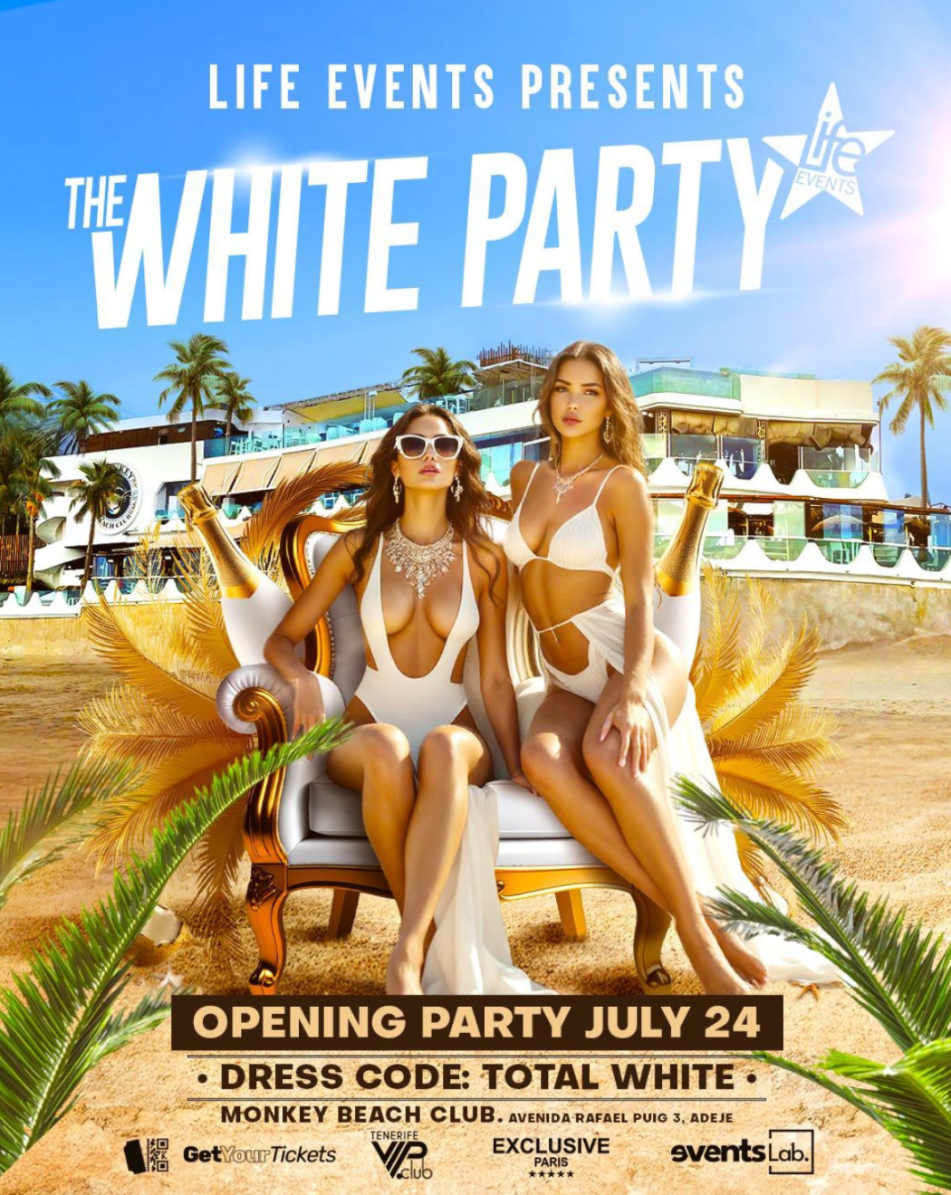 WHITE PARTY AT MONKEY BEACH CLUB