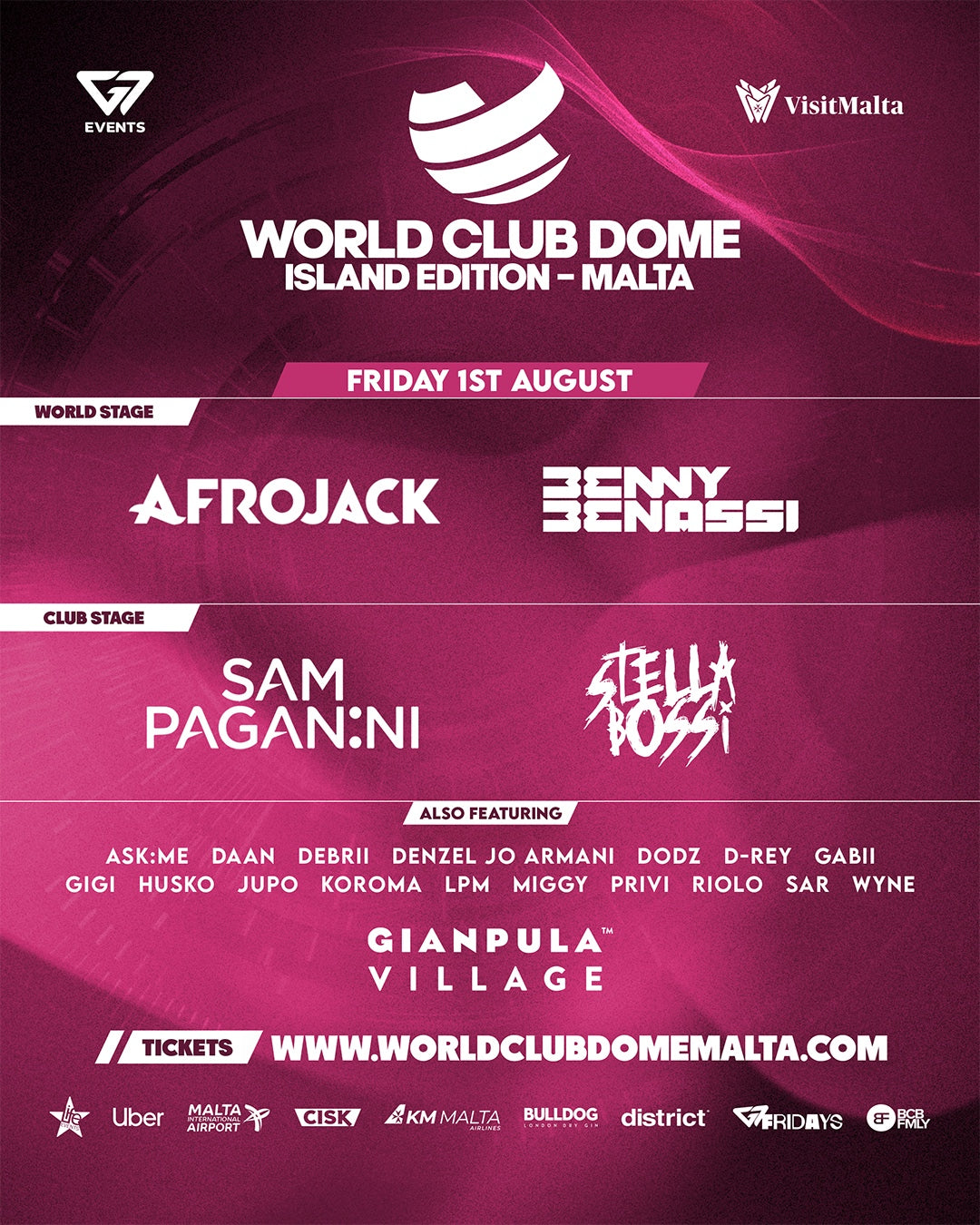World Club Dome Festival – Malta 2026 (Island Edition)